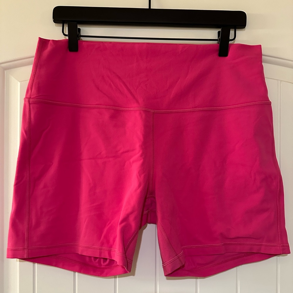 Lululemon Sonic Pink Align Biker Short 4”